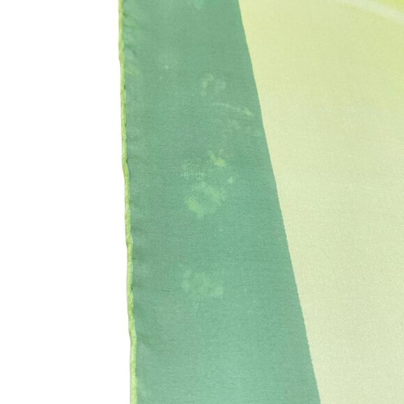 Auth HERMES Carre 140 - Light Green Green Scarf - Picture 3 of 7